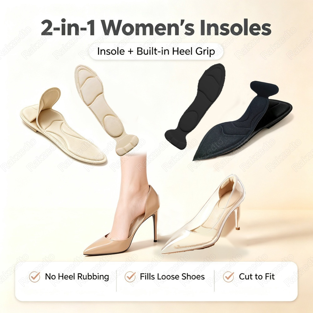 Women'S Shoes For Standing All Day - 2Pair Memory Foam Massage Shoe Insoles