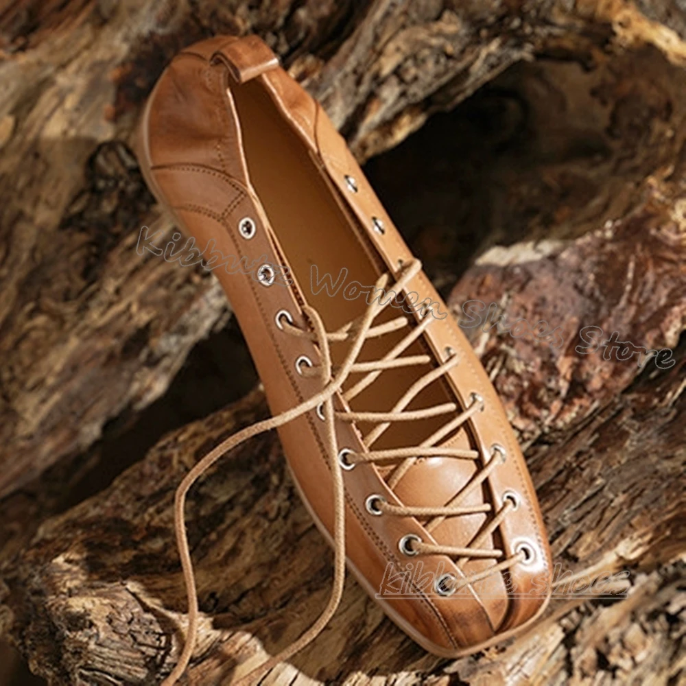 Ballet Pump Cross Strap Lace-U - đánh giá và giá Ballet Flat Women