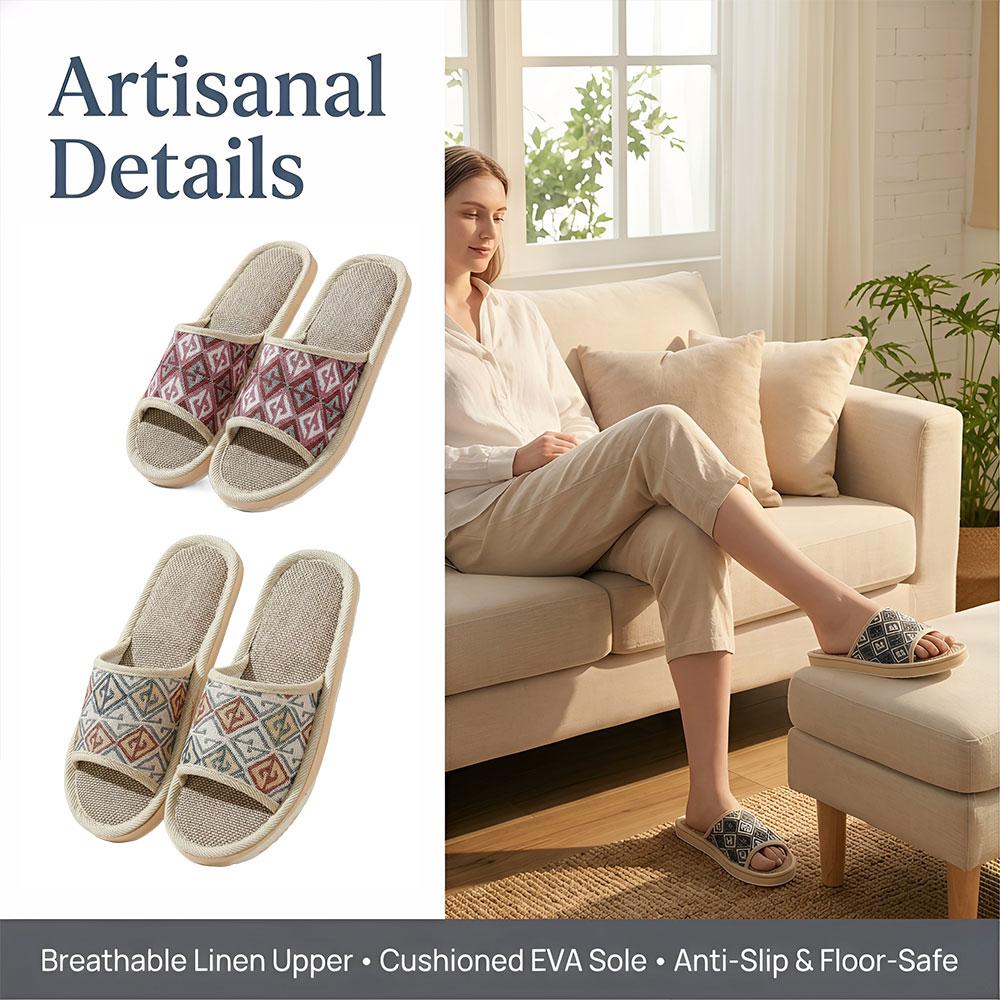 Four Seasons Linen Slippers Co - đánh giá và giá Jelly Sandal Women