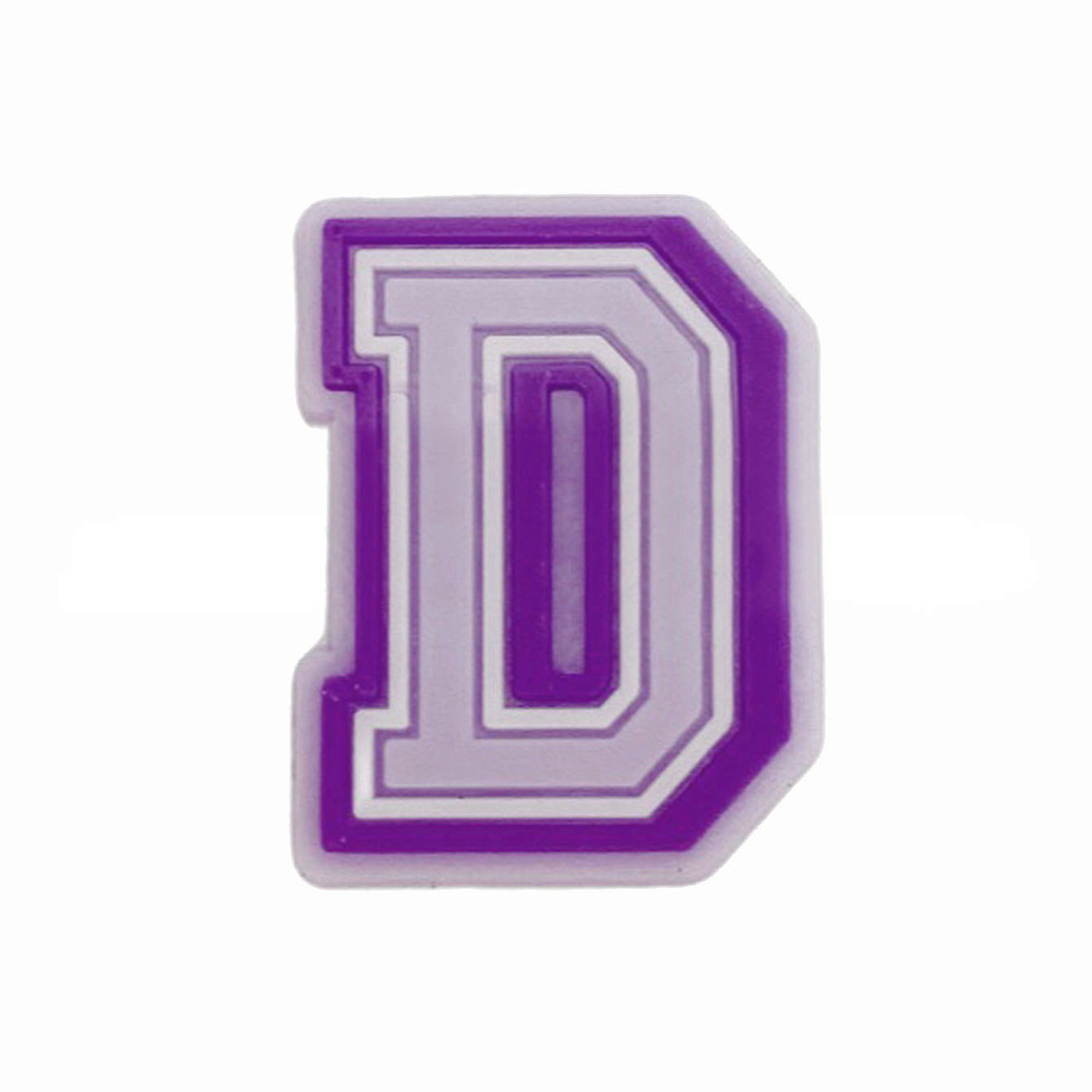 New Purple Alphabet Letter Pin - đánh giá và giá Croc Style Clog
