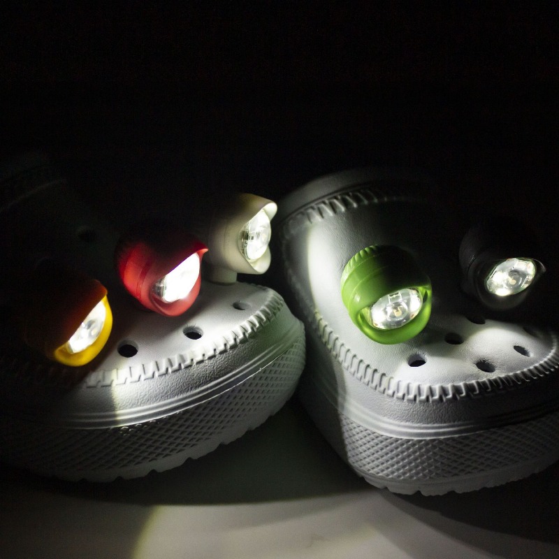 2/4/8Pcs Waterproof Shoe Light - đánh giá và giá Croc Style Clog