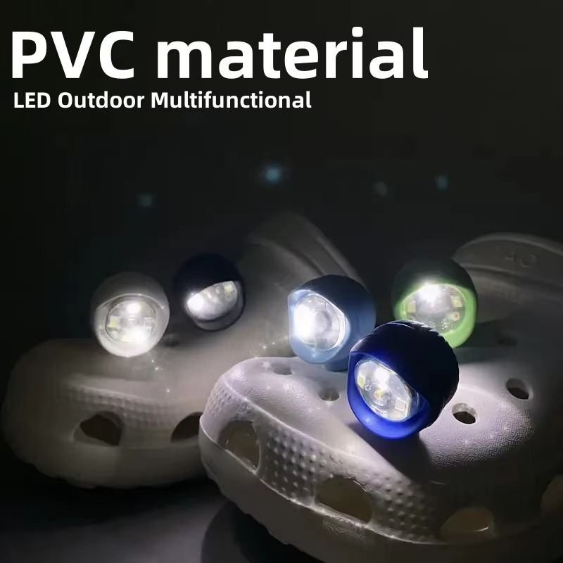 2/4/8Pcs Waterproof Shoe Light - đánh giá và giá Croc Style Clog