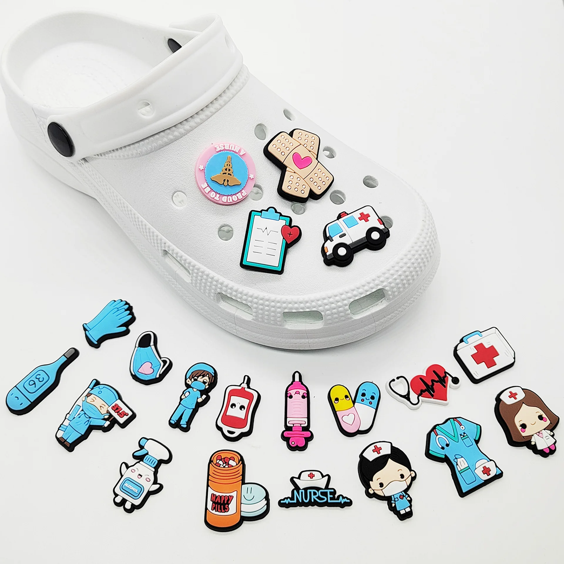 New 1pcs PVC Shoe Charms for C - đánh giá và giá Croc Style Clog