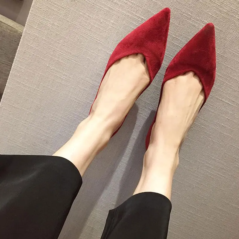 Pointed Toe Low Heel Elegant N - đánh giá và giá Women Shoes Quick Delivery