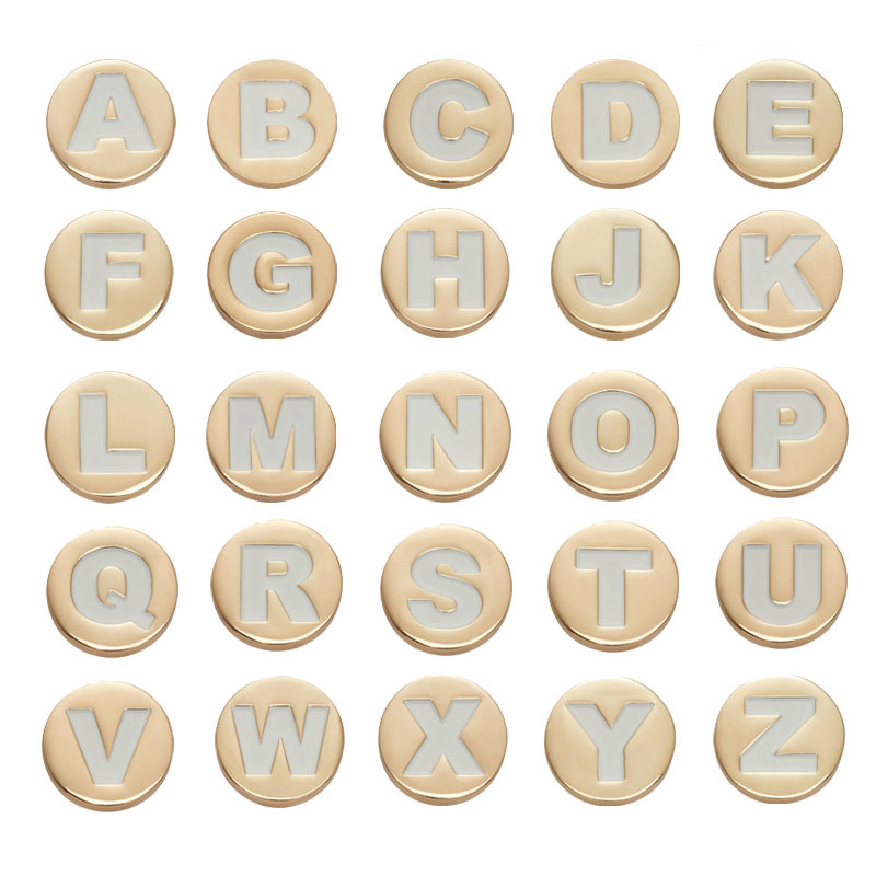 Bling Gold  Letter Shoe Charms - đánh giá và giá Croc Style Clog