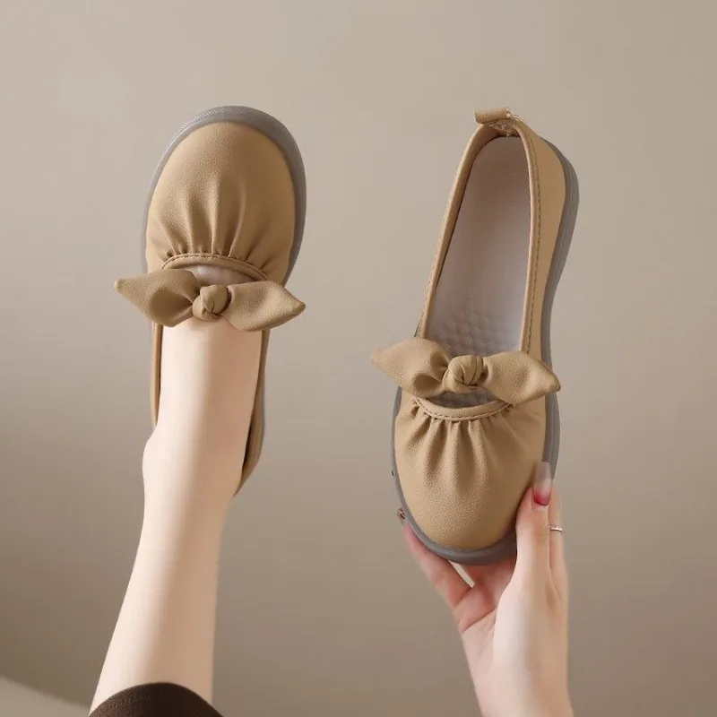 Low Heel Elegant With Bow Shoe - đánh giá và giá Women Shoes Quick Delivery