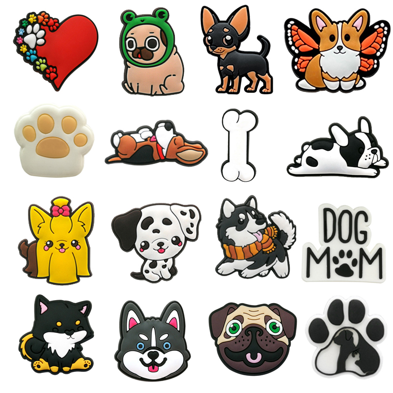 Cute Dog Shoe Charms for Crocs - đánh giá và giá Croc Style Clog