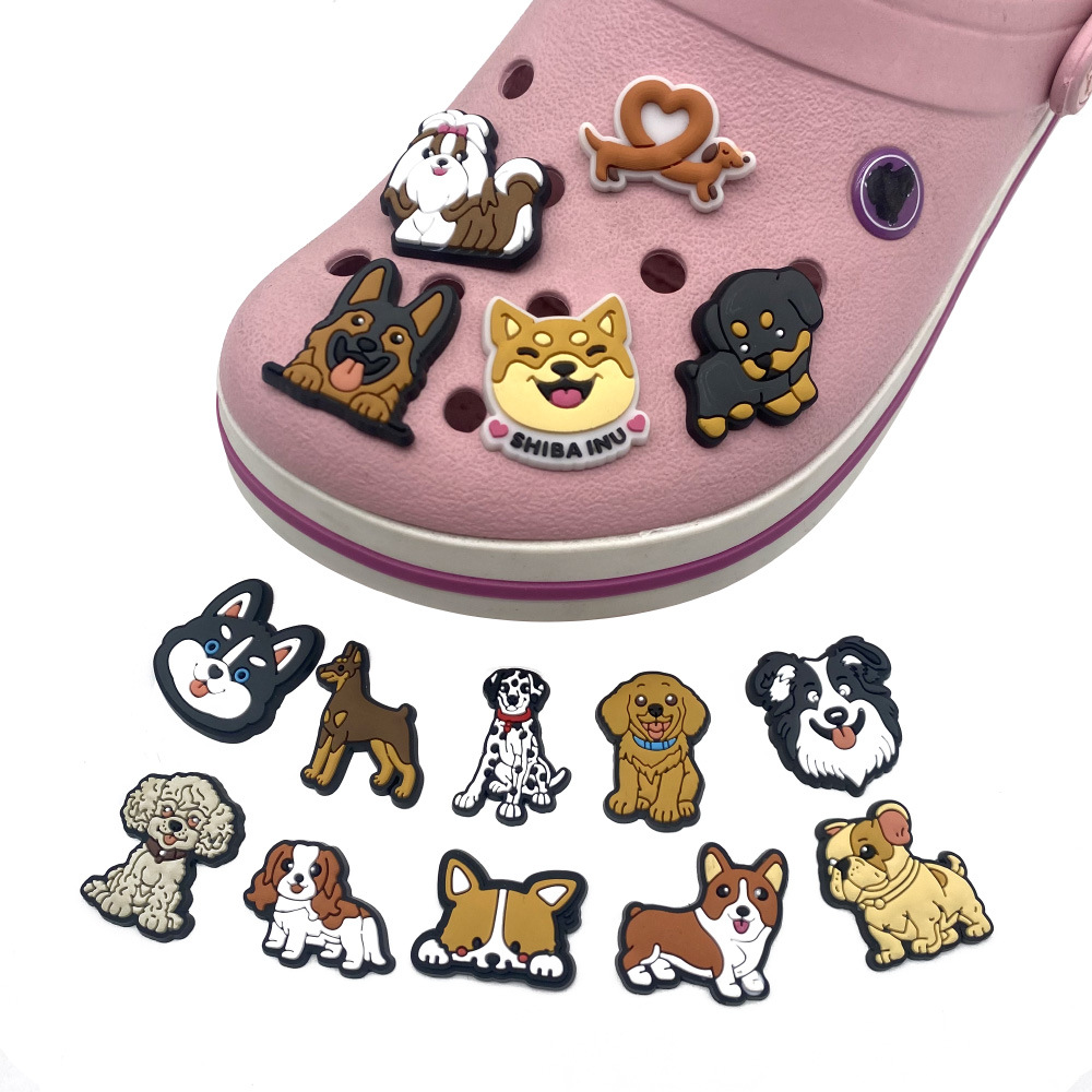Animals Dog Shoe Charms Pin fo - đánh giá và giá Croc Style Clog