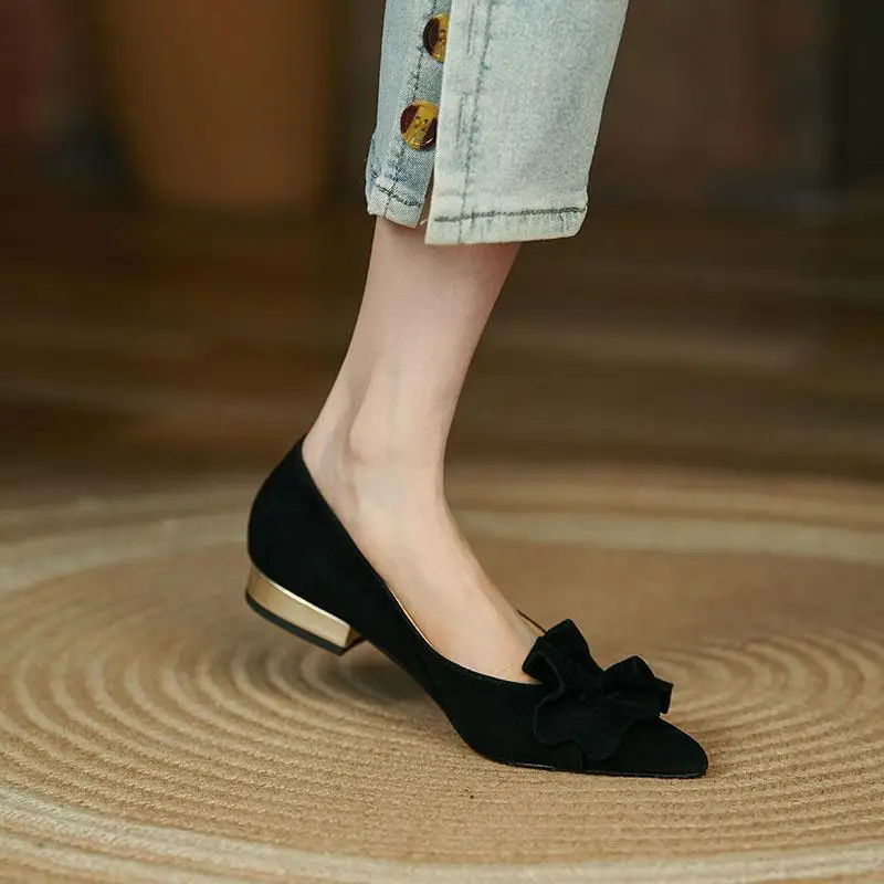 Luxury Leather Casual Shoes Fo - đánh giá và giá Women Shoes Quick Delivery
