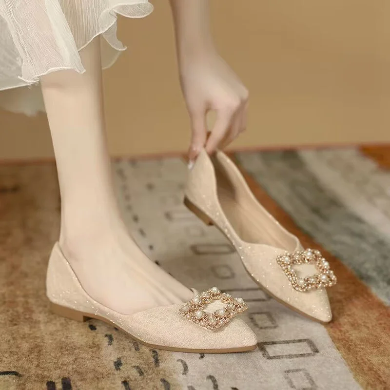 Ladies Footwear Champagne Squa - đánh giá và giá Women Shoes Quick Delivery