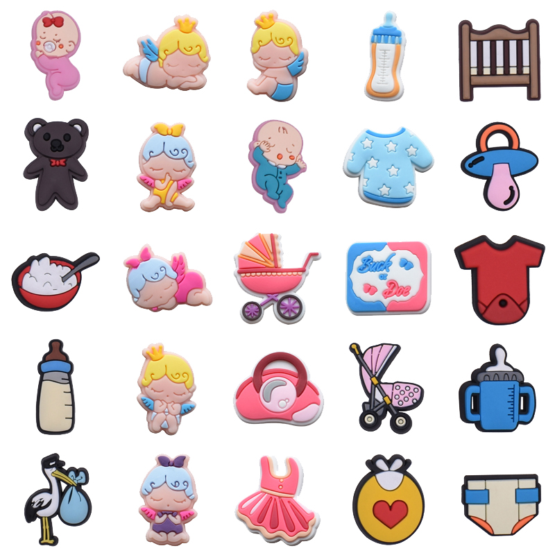 Newborn Shoe Charms for Crocs  - đánh giá và giá Croc Style Clog